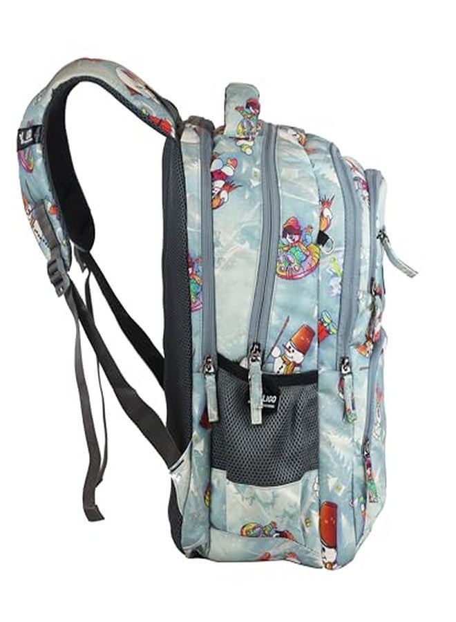 ليجو حقيبة مدرسية ليغو مقاس 16 بوصة بتصميم وجه مبتسم، حقائب مدرسية للأولاد مع جيب للزجاجة ومنظم أمامي، حقيبة مدرسية للبنات - Image 4